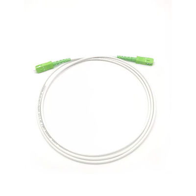 Αγορά G657A 3.0mm LSZH White Armored Fiber Optic Patch Cord SC/APC To SC/APC SM 9 1F σε απευθείας σύνδεση κατασκευή
