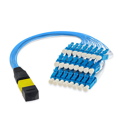 Αγορά Λύση δικτύωσης 72 ίνες OM4 50/125 Multimode MPO Trunk Cable με προσαρμοσμένο μήκος διαδικτυακή κατασκευή