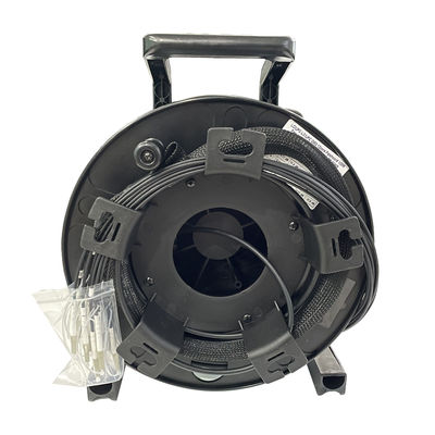 Αγορά LSZH Jacket Tactical Fiber Optic Cable Μαύρο στρατιωτικό τακτικό καλώδιο διαδικτυακή κατασκευή