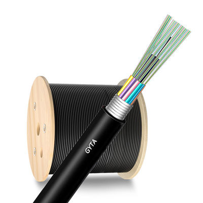 Outdoor Armored Fiber Optic Cable with Numerical Aperture 0.200±0.015NA, 12 Core, and Steel Wire Central Strength Member